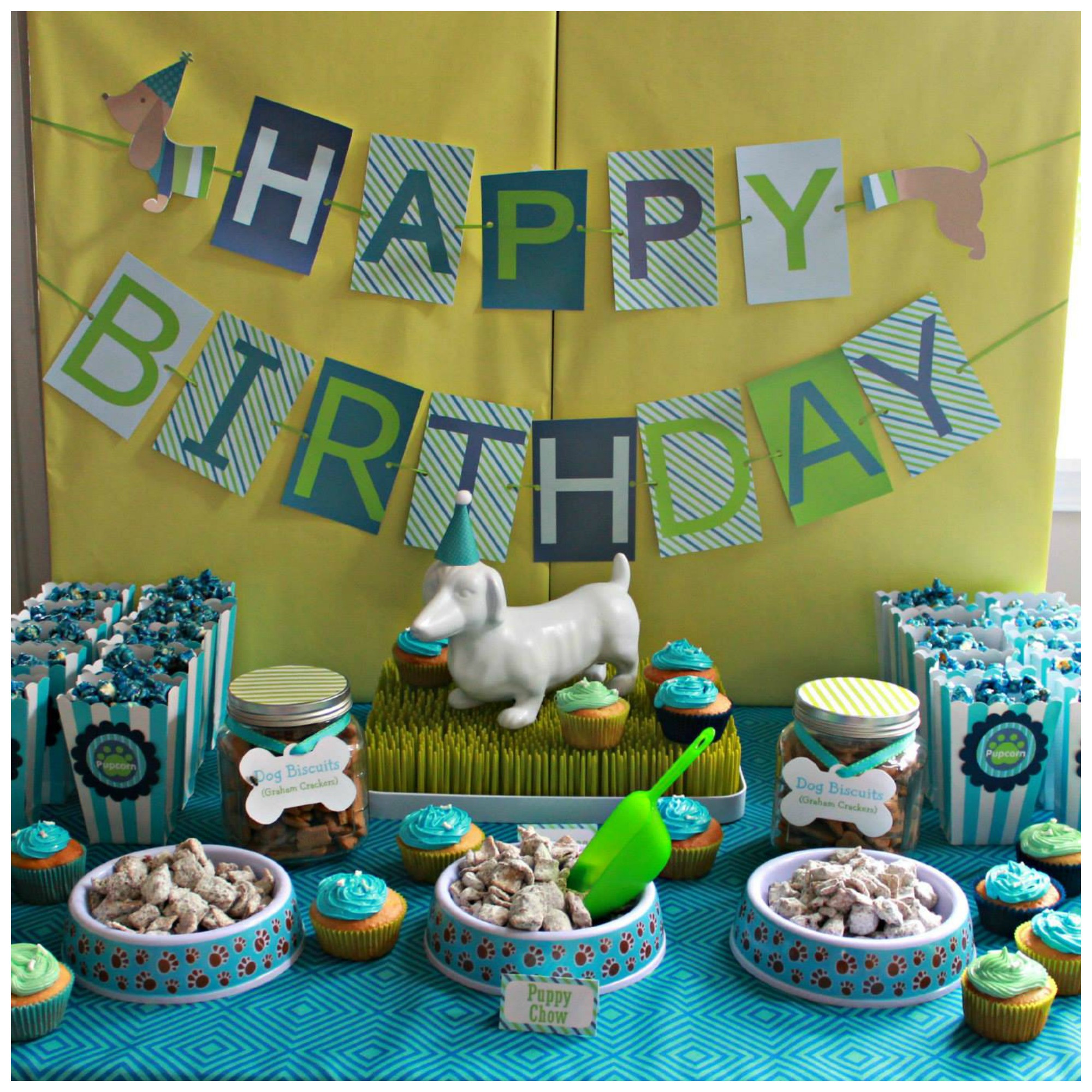 Best ideas about Puppy Birthday Party
. Save or Pin Hot Dog Puppy 1st Birthday Party Project Nursery Now.