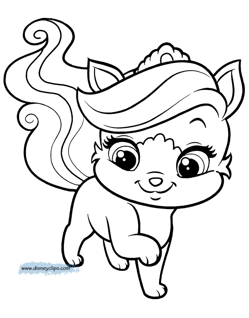 Puppy Coloring Book
 Palace Pets Coloring Pages Treasure Gallery