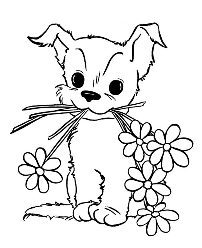 Puppy Coloring Book
 Puppy Coloring Pages Best Coloring Pages For Kids