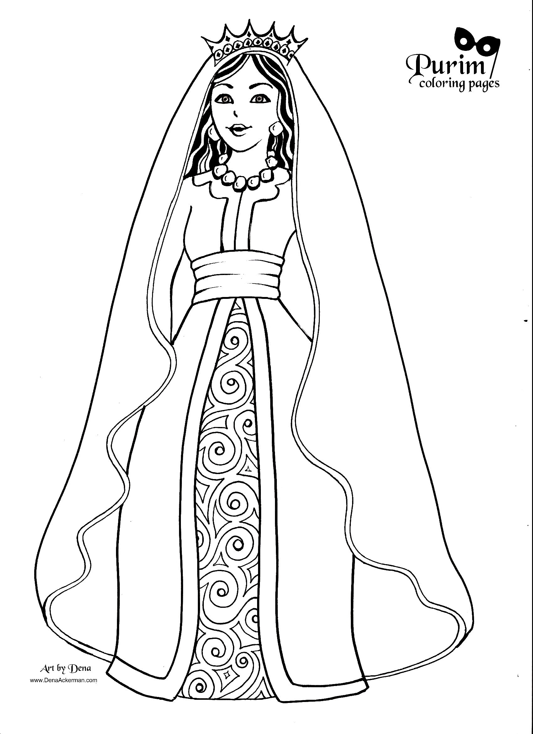 Purim Coloring Pages
 Purim Coloring Pages