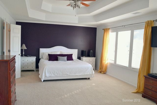 Best ideas about Purple Accent Wall Bedroom
. Save or Pin 20 Beautiful Purple Accent Wall Ideas Now.