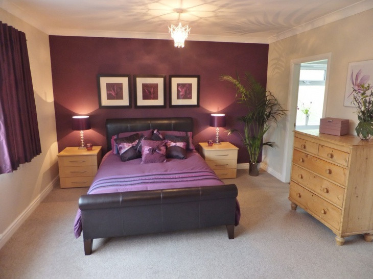 Best ideas about Purple Accent Wall Bedroom
. Save or Pin 21 Bedroom Accent Wall Colour Designs Decor Ideas Now.