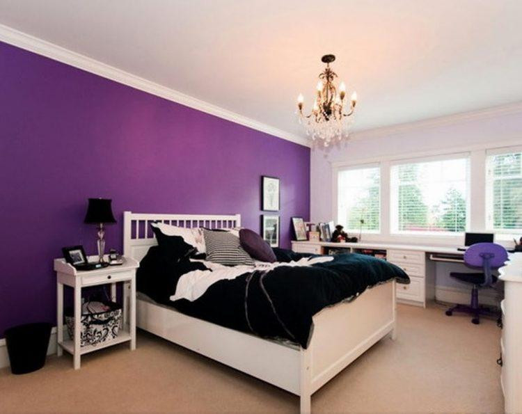 Best ideas about Purple Accent Wall Bedroom
. Save or Pin 20 Beautiful Purple Accent Wall Ideas Now.