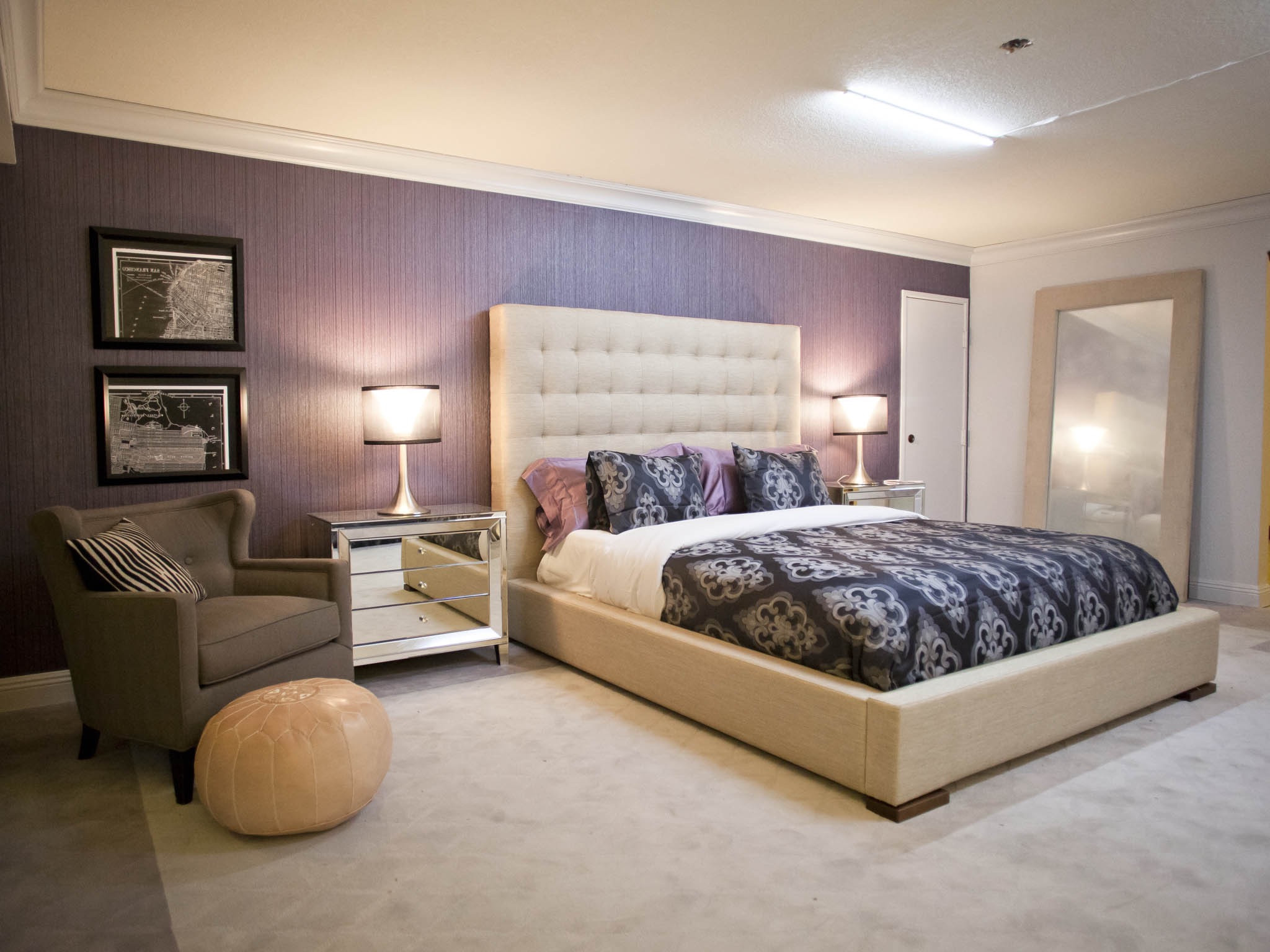 Best ideas about Purple Accent Wall Bedroom
. Save or Pin 20 Lovely Bedroom Paint And Color Ideas Now.