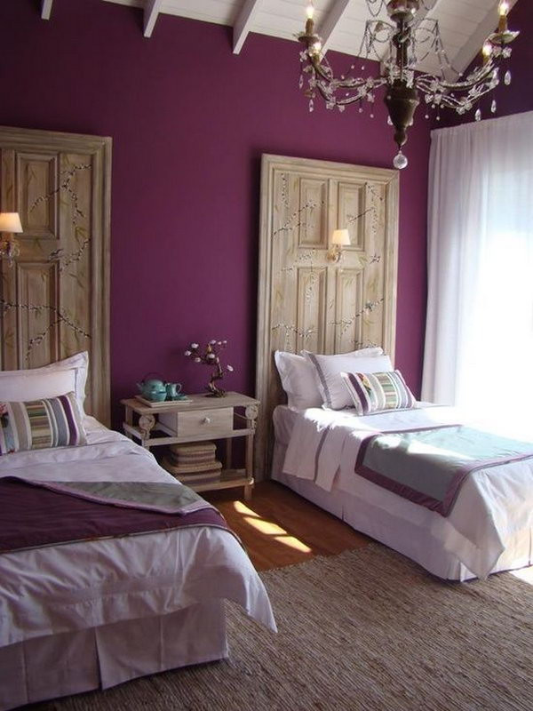 Best ideas about Purple Accent Wall Bedroom
. Save or Pin 80 Inspirational Purple Bedroom Designs & Ideas Hative Now.