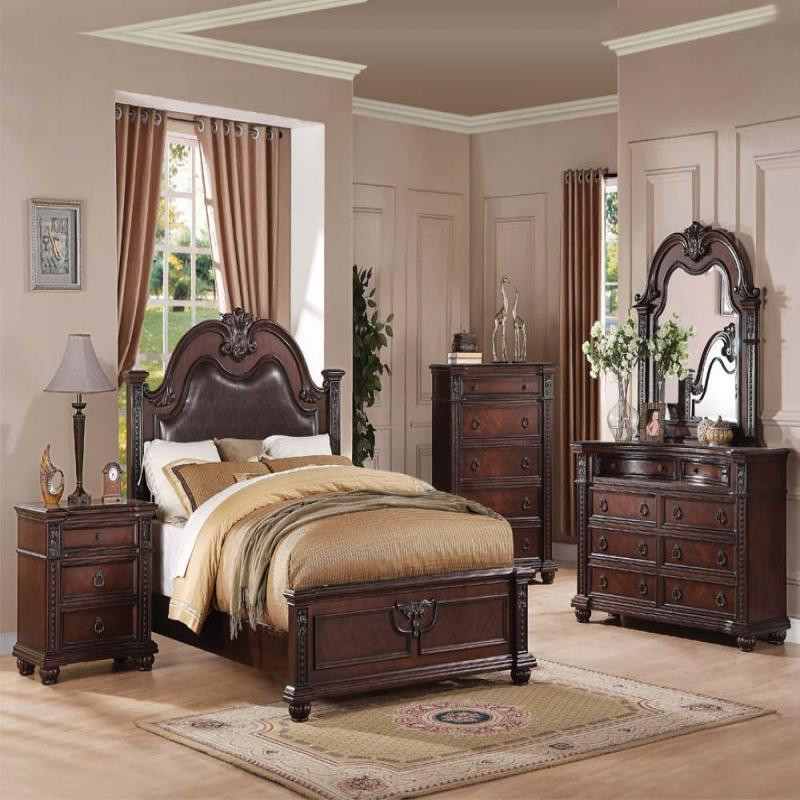 Best ideas about Queen Bedroom Furniture Sets
. Save or Pin Formal Luxury Antique Daruka Cherry Queen Size 4 Piece Now.