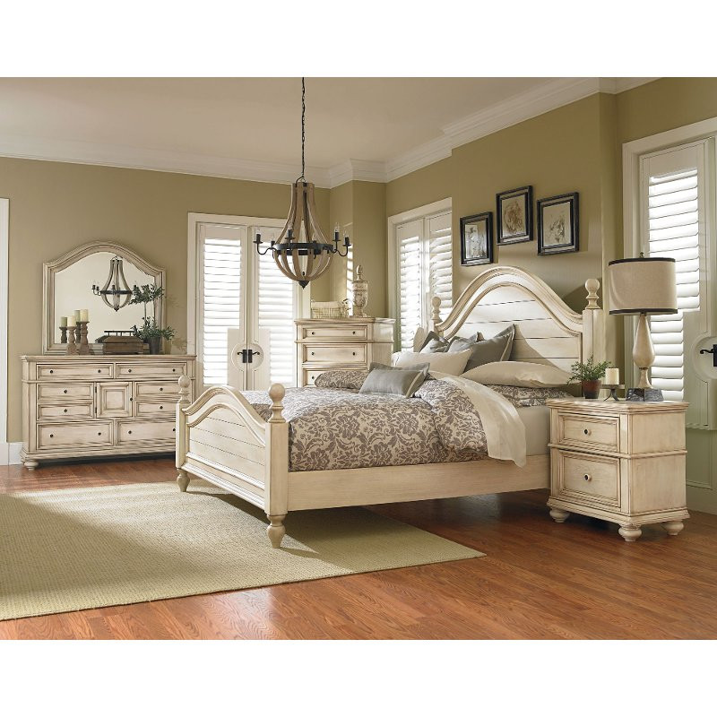 Best ideas about Queen Bedroom Furniture Sets
. Save or Pin Heritage Antique White 6 Piece Queen Bedroom Set Now.
