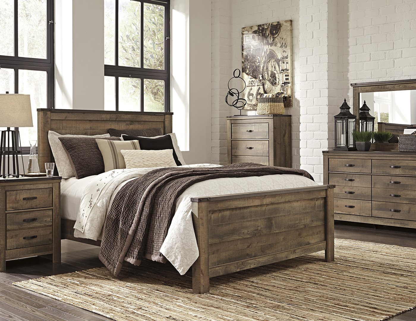 Best ideas about Queen Bedroom Furniture Sets
. Save or Pin Trinell 5 pc Queen Bedroom Set Now.