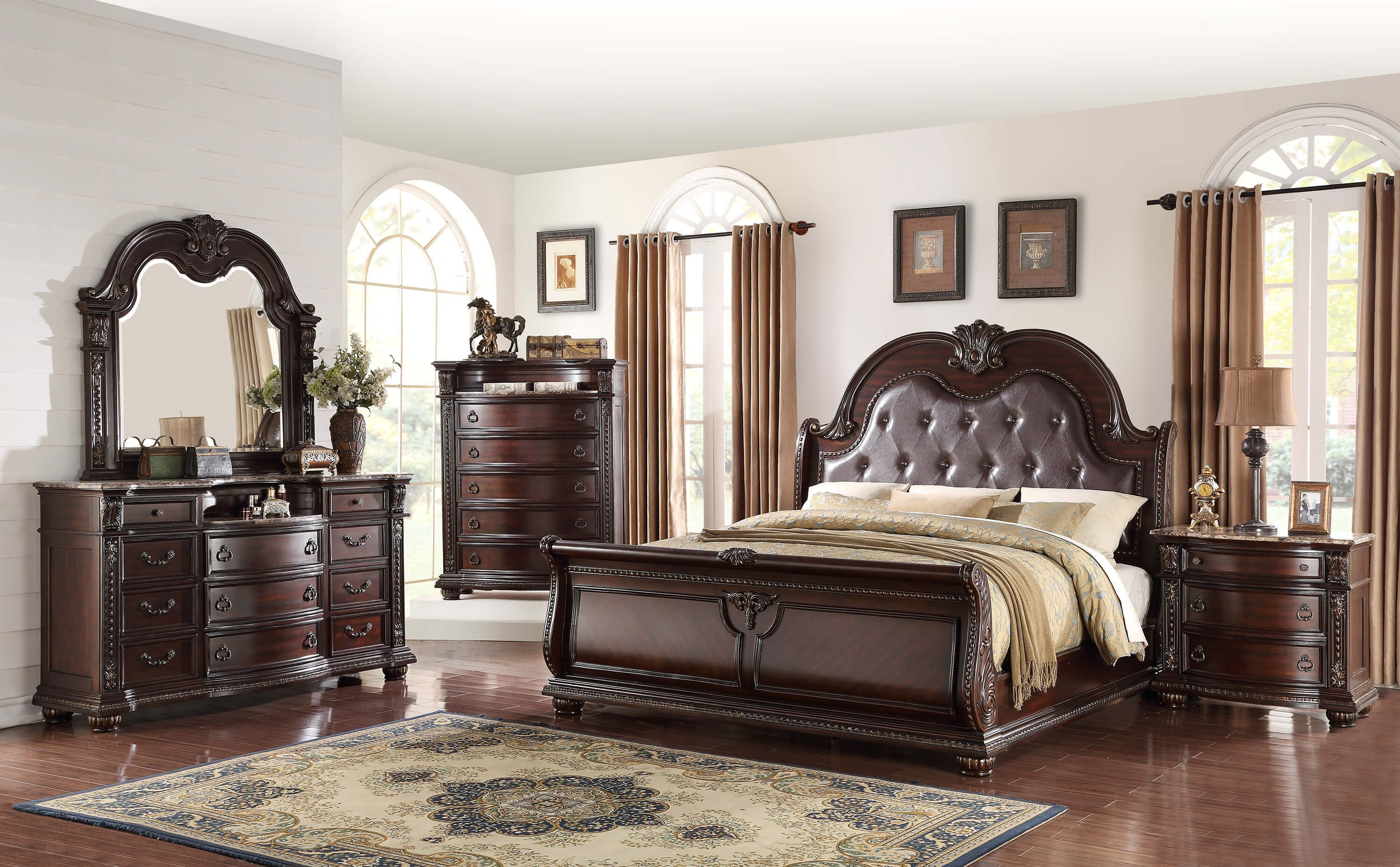 Best ideas about Queen Bedroom Set
. Save or Pin Crown Mark Stanley Queen Bedroom Set Now.