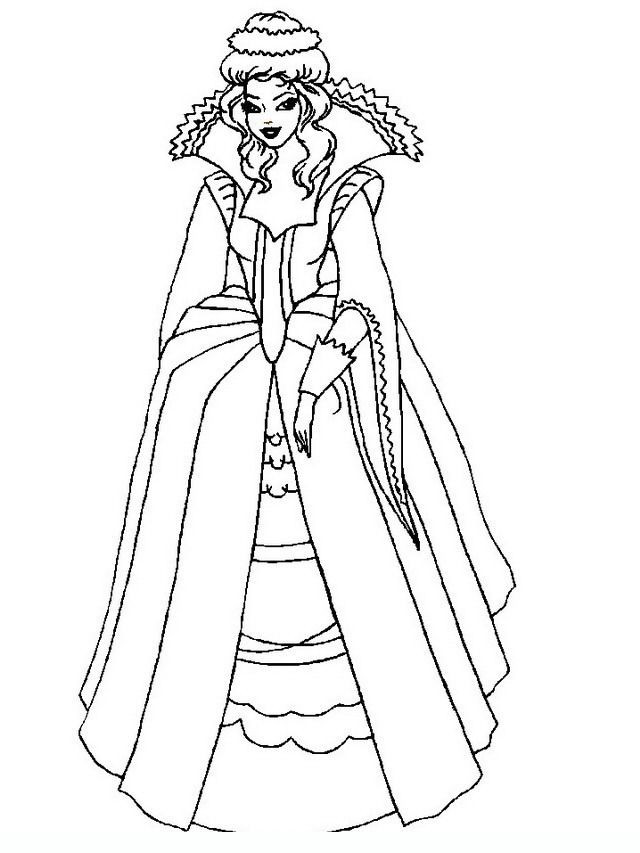 Queen Coloring Pages For Teens
 54 best Queen and Princess Coloring Pages images on