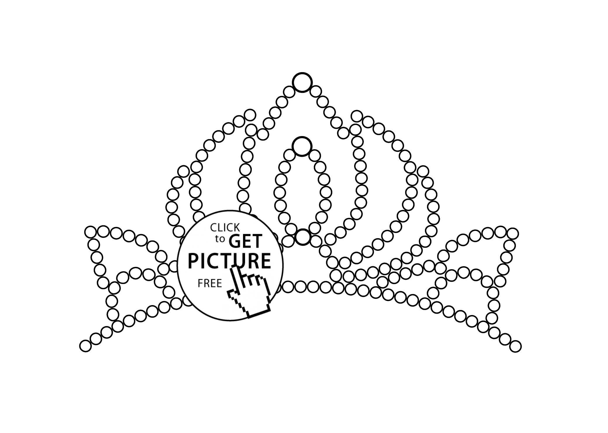Queen Crown Coloring Pages For Teens
 Princess Tiara