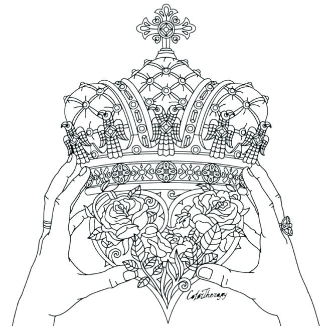 Queen Crown Coloring Pages For Teens
 Queen Crown Printable – bbfinancialsfo