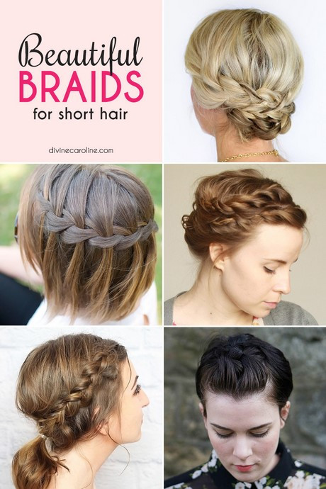 Quick Easy Hairstyles For Medium Hair
 Easy braided hairstyles for short hair