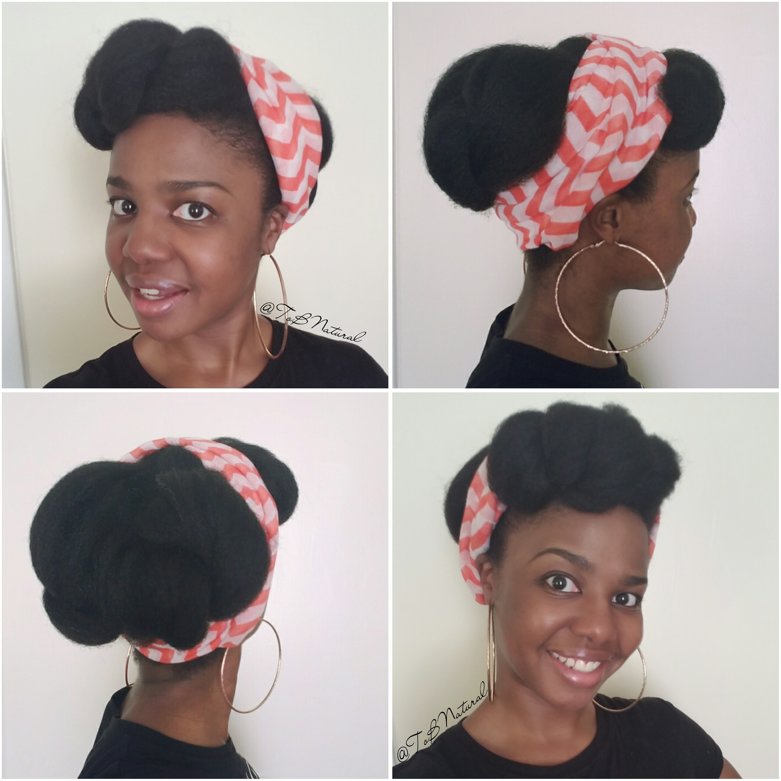 Quick Natural Hairstyles
 Quick Natural Hair Style 4 Twists & a Scarf