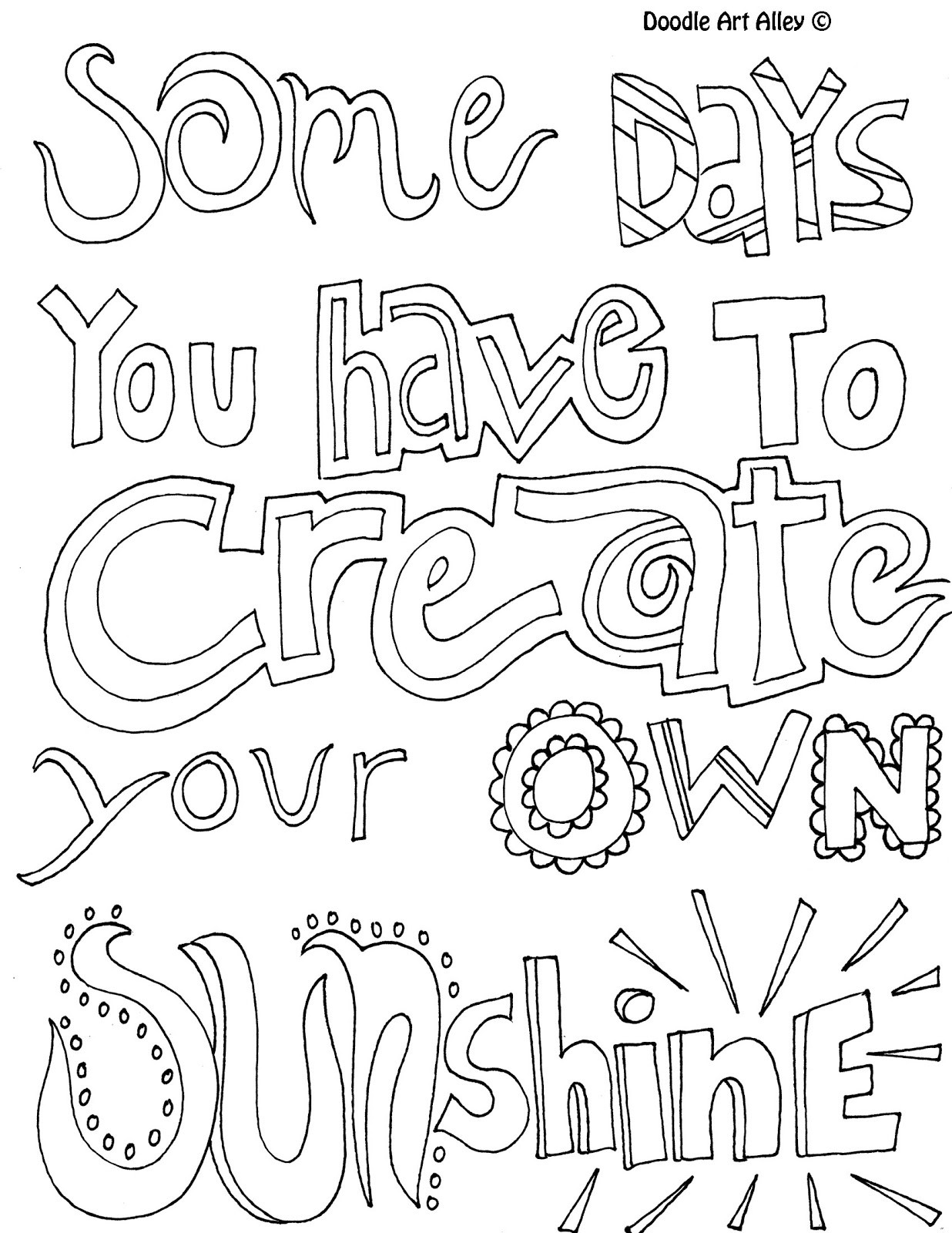 Quote Coloring Pages For Kids
 Positive Quotes Coloring Pages QuotesGram