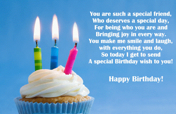 Quote For Best Friend Birthday
 Happy Birthday You Are Such A Special Friend