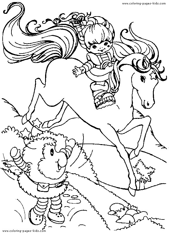 Rainbow Brite Coloring Pages
 Rainbow Brite color page Coloring pages for kids