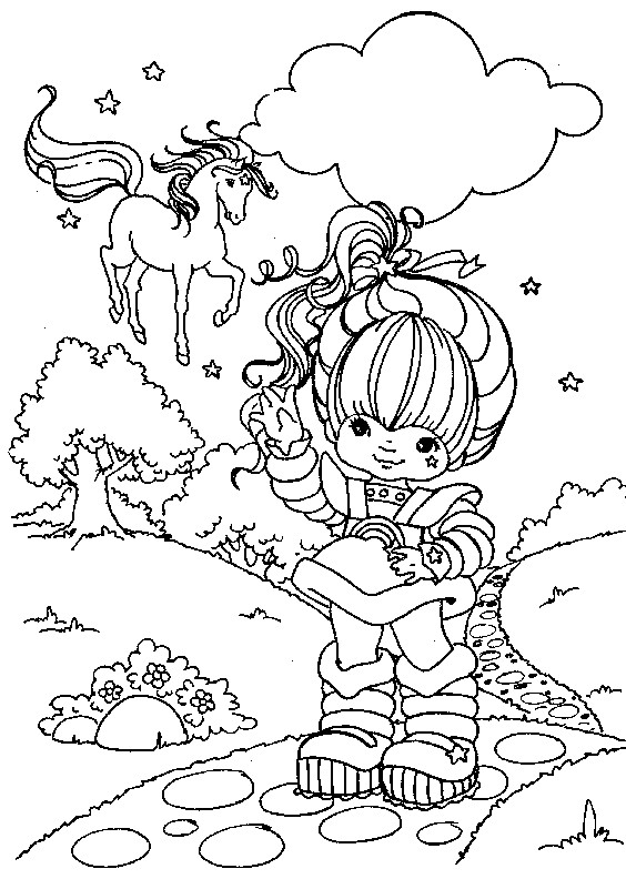Rainbow Brite Coloring Pages
 Coloring page Rainbow Brite Coloring