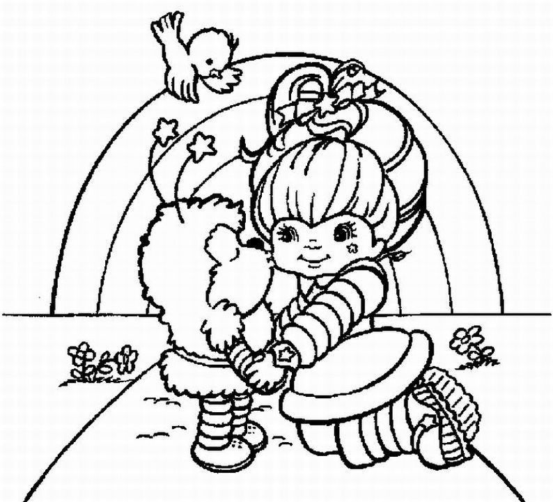 Rainbow Brite Coloring Pages
 Coloring Pages Rainbow Brite Coloring Home