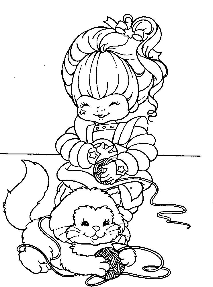 Rainbow Brite Coloring Pages
 Rainbow Bright AZ Coloring Pages