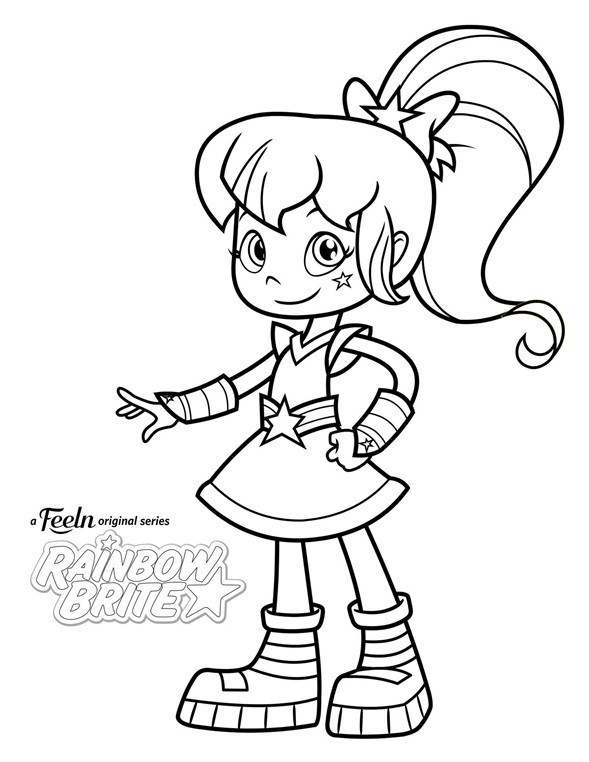 Rainbow Brite Coloring Pages
 Rainbow Brite Coloring Page