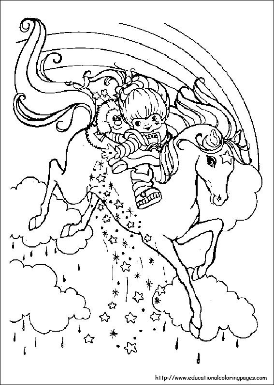 Rainbow Brite Coloring Pages
 Rainbowbrite Coloring Pages Educational Fun Kids