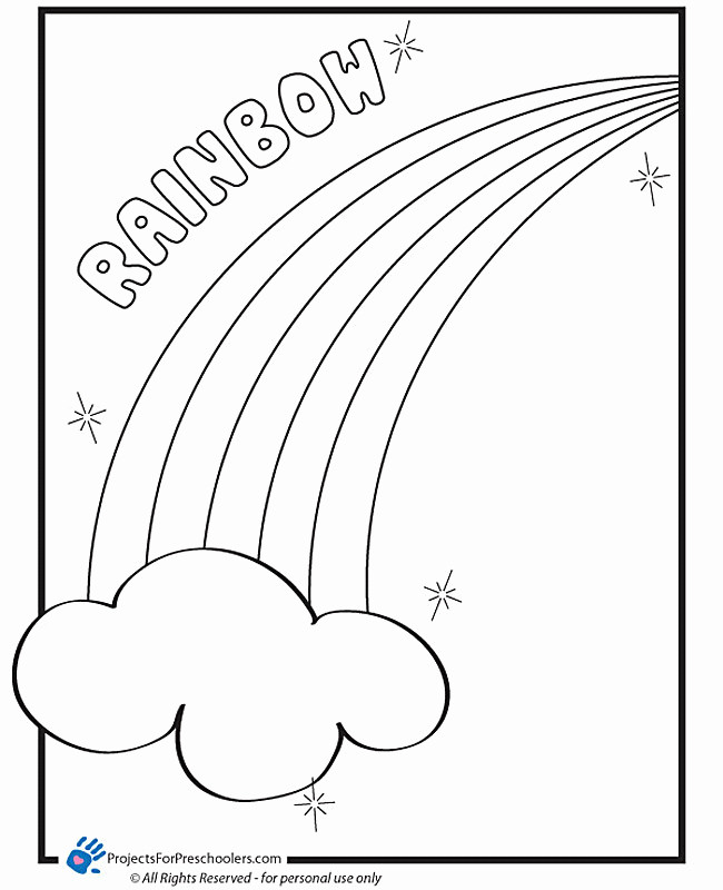 Rainbow Coloring Pages For Adults
 Rainbow Colours Coloring Page Coloring Home