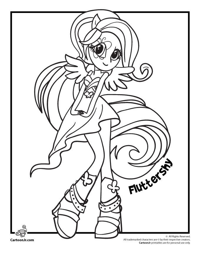 Rainbow Rock Coloring Pages
 Coloring Pages of My Little Pony Equestria Girls Rainbow