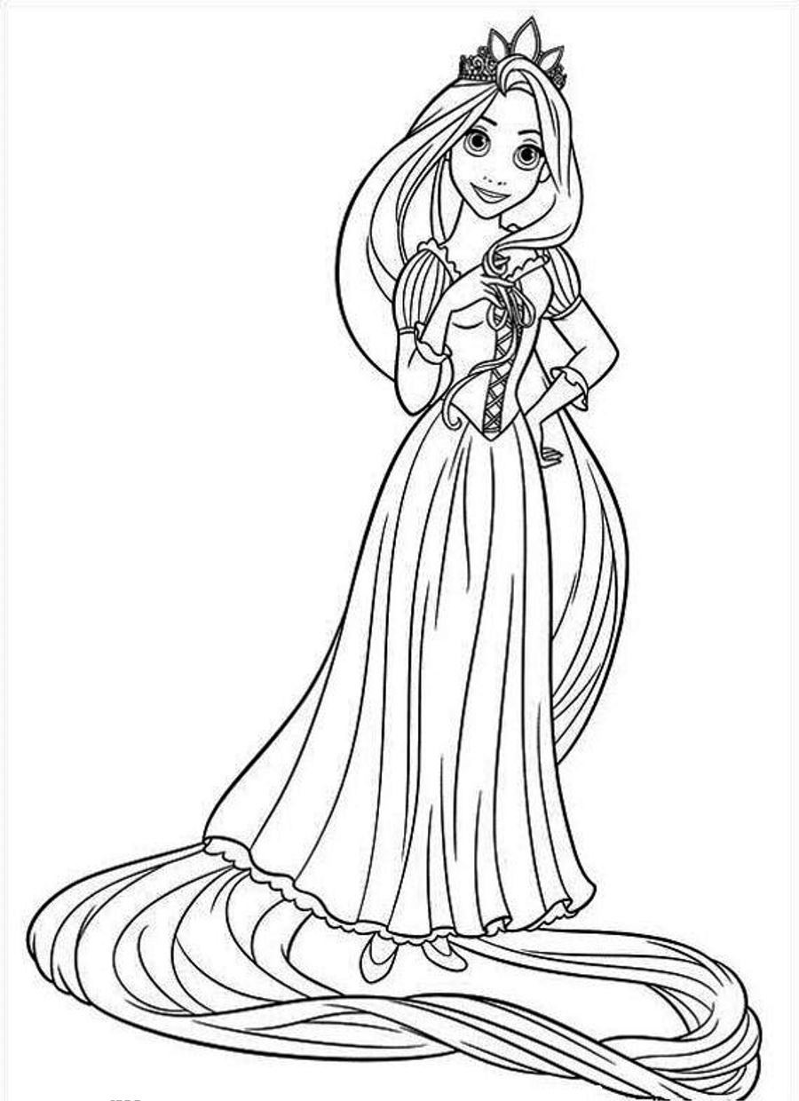 Rapunzel Coloring Pages
 rapunzel coloring pages