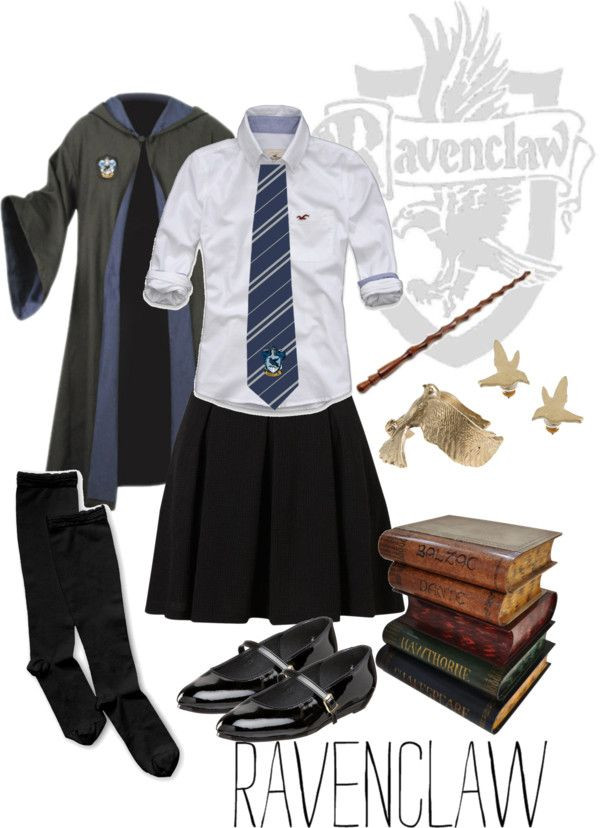 Ravenclaw Costume DIY
 "Ravenclaw Uniform" by neonballrooms on Polyvore Totally