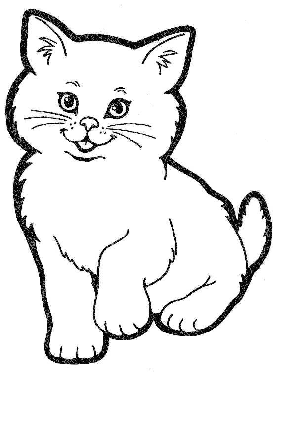 Real Kitten Coloring Sheets For Girls
 Cute Coloring Pages For Girls Cats