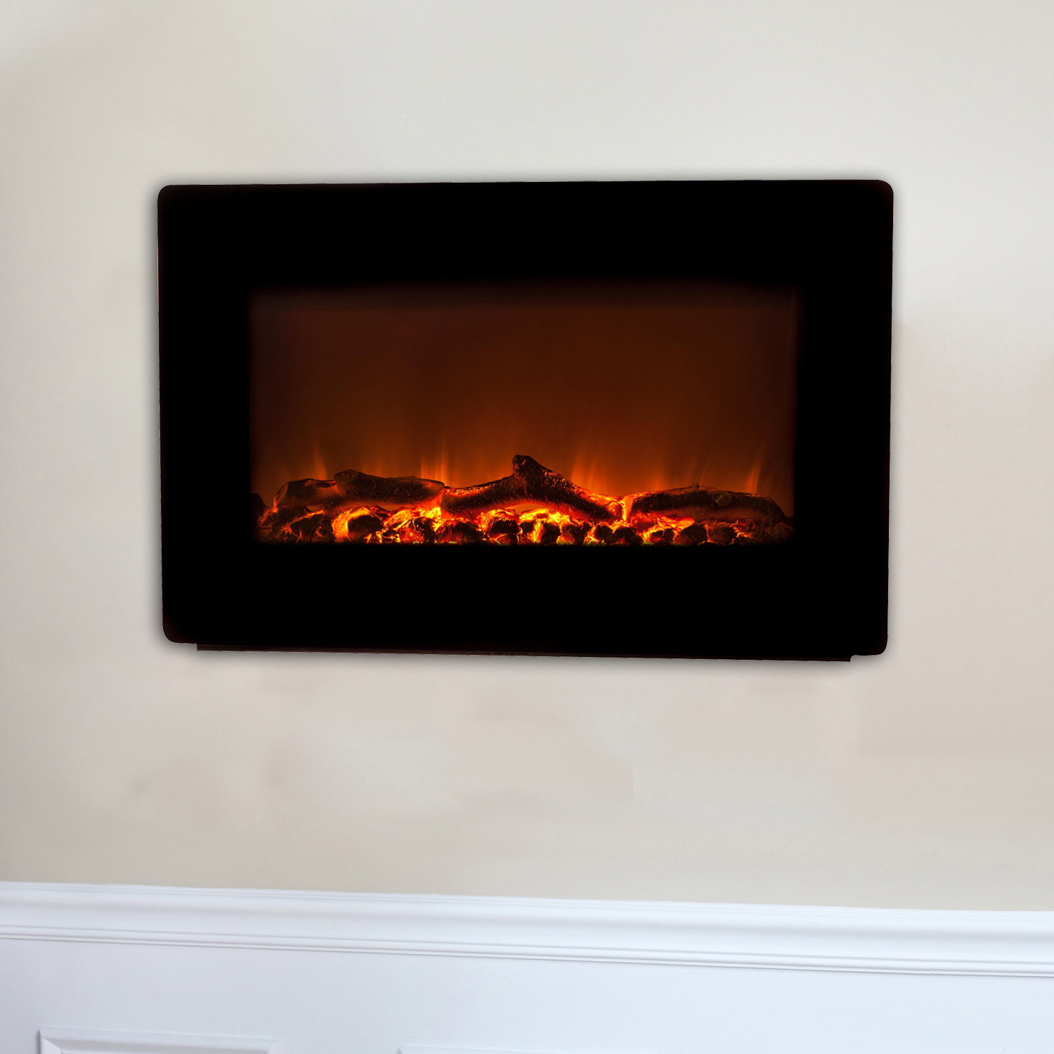 Best ideas about Realistic Electric Fireplace
. Save or Pin Wall Mount Electric Fireplace Realistic Flame remote Now.