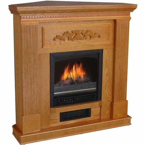 Best ideas about Realistic Electric Fireplace
. Save or Pin Corner Electric Fireplace Heater Oak Mantle Realistic Now.