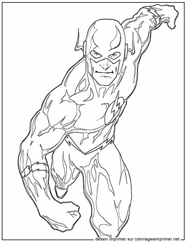 Best ideas about Realistic Superhero Coloring Pages For Teens
. Save or Pin Coloriage Flash à imprimer Now.