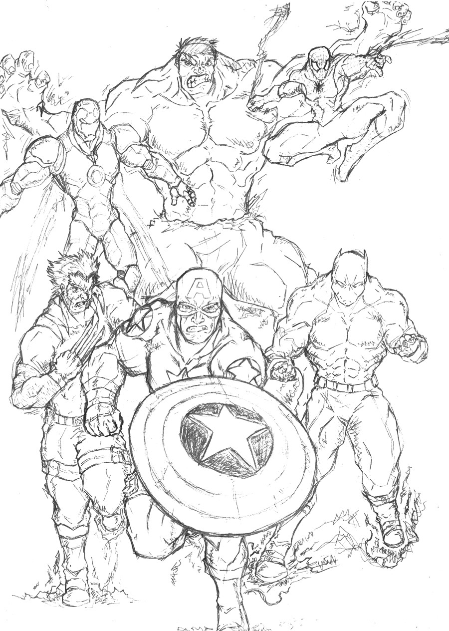 Best ideas about Realistic Superhero Coloring Pages For Teens
. Save or Pin Les héros Dessins de Marvel Now.