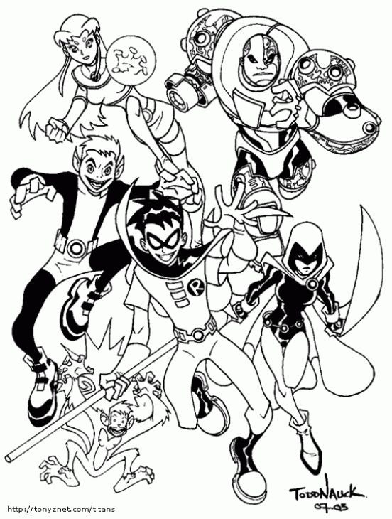 Best ideas about Realistic Superhero Coloring Pages For Teens
. Save or Pin Free Teen Titans Printable Coloring Page Now.