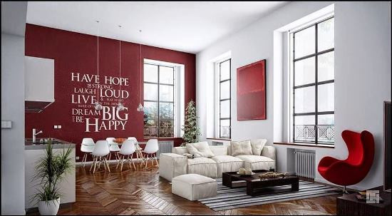 Best ideas about Red Accent Wall Living Room
. Save or Pin 51 Red Living Room Ideas Now.