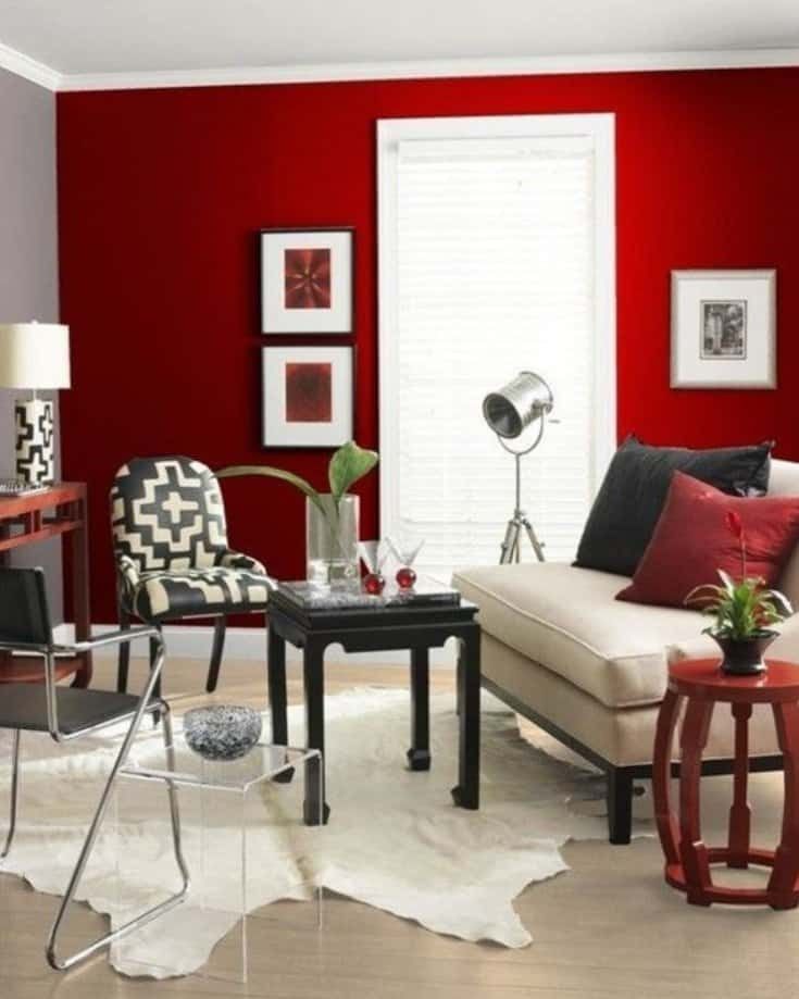 Best ideas about Red Accent Wall Living Room
. Save or Pin Awesome Accent Wall Ideas For Bedroom Living Room Now.