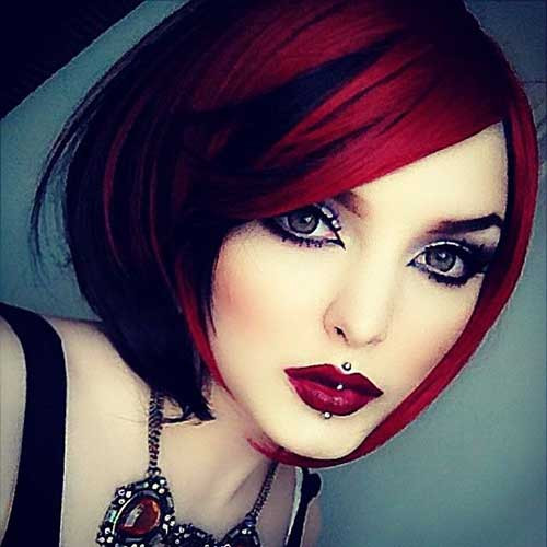 Red And Black Hairstyles
 35 New Hair Color for Short Hair