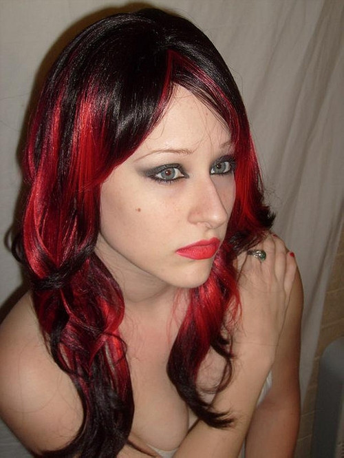 Red And Black Hairstyles
 25 Groovy Black Hair With Red Highlights