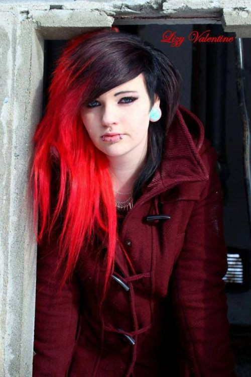 Red And Black Hairstyles
 red and black hair on Tumblr