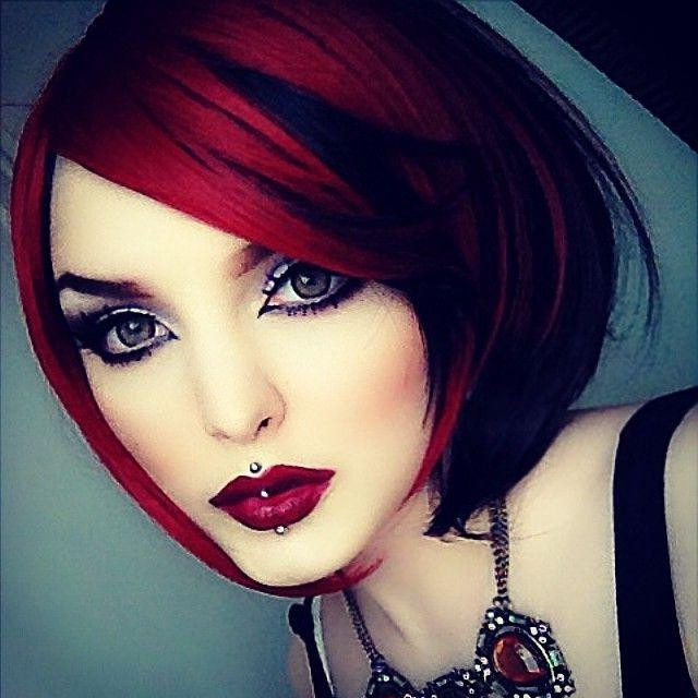 Red And Black Hairstyles
 20 Collection of Red And Black Short Hairstyles