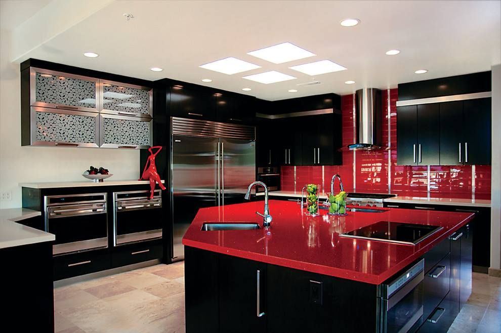 Best ideas about Red And Black Kitchen Decorating Ideas
. Save or Pin red and black color schemes Home Decorating Trends Homedit Now.