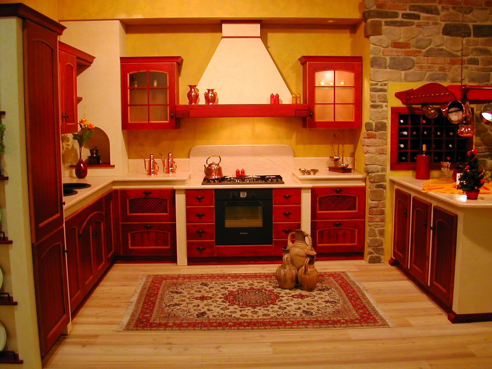 Best ideas about Red Kitchen Decor
. Save or Pin of red kitchen cabinets Interior Design Now.