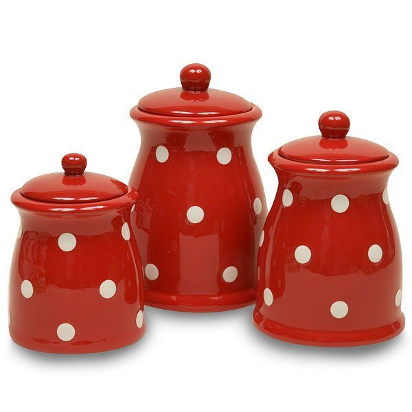 Best ideas about Red Kitchen Decor Sets
. Save or Pin 318 best images about Canisters on Pinterest Now.