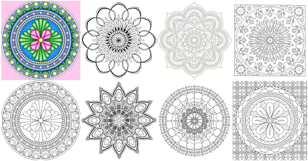 Relax Coloring Sheets For Boys
 15 Amazingly Relaxing Free Printable Mandala Coloring