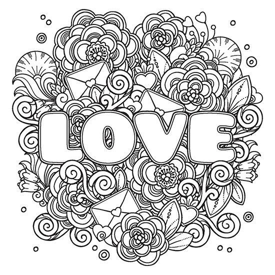 Relax Coloring Sheets For Boys
 POWER OF LOVE Adult Coloring Book Includes a Calming Music