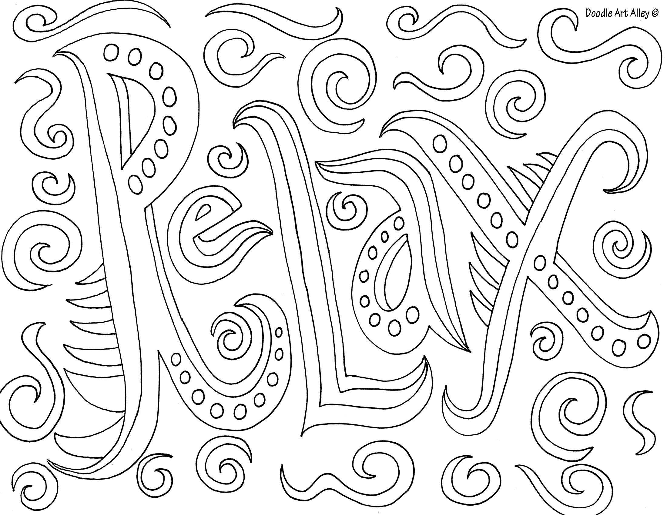 Relaxation Coloring Book
 Relaxing Coloring Pages coloringsuite