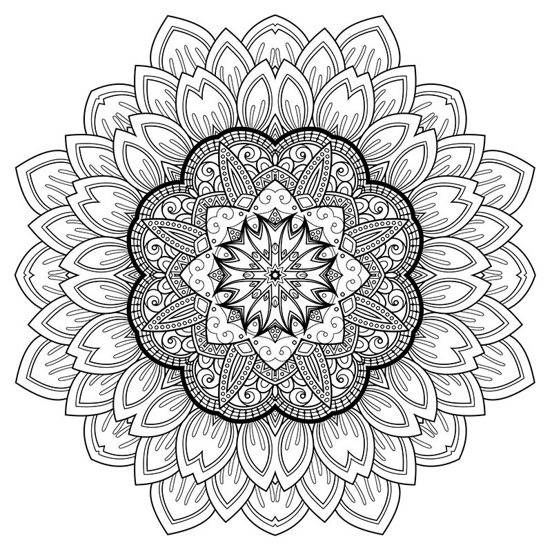 Relaxation Coloring Book
 Art Therapy 45 Relaxation – Printable coloring pages