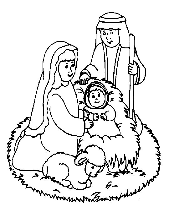 Religious Christmas Coloring Pages For Kids Printable
 A Christian Christmas Christian Christmas Coloring Pages